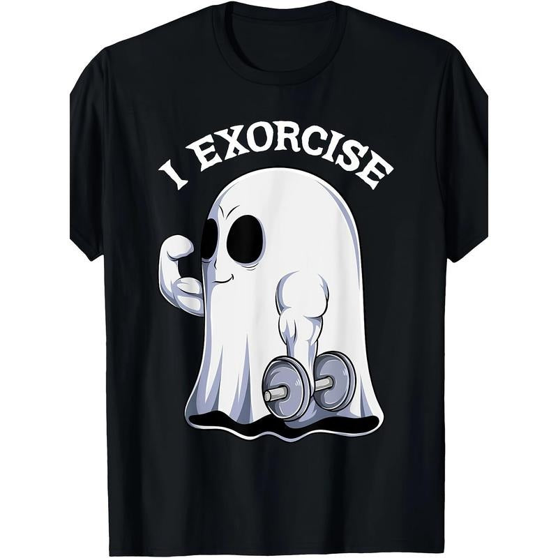 Funny Gym Exercise Workout Spooky Halloween T-Shirt made in usa Hoodie Sweatshirt | PrintMintTees.com