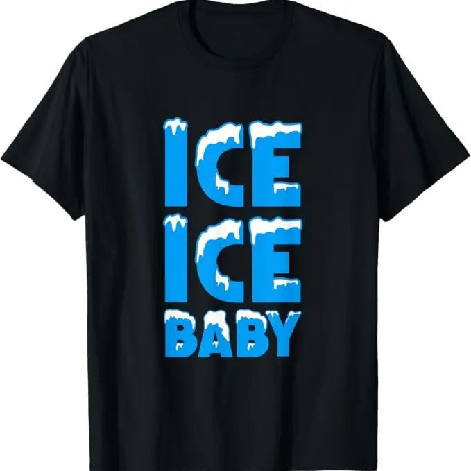 Funny Halloween Shirts For Men, Ice Ice Baby Funny Family Halloween Costume Couples T-Shirt Menswear