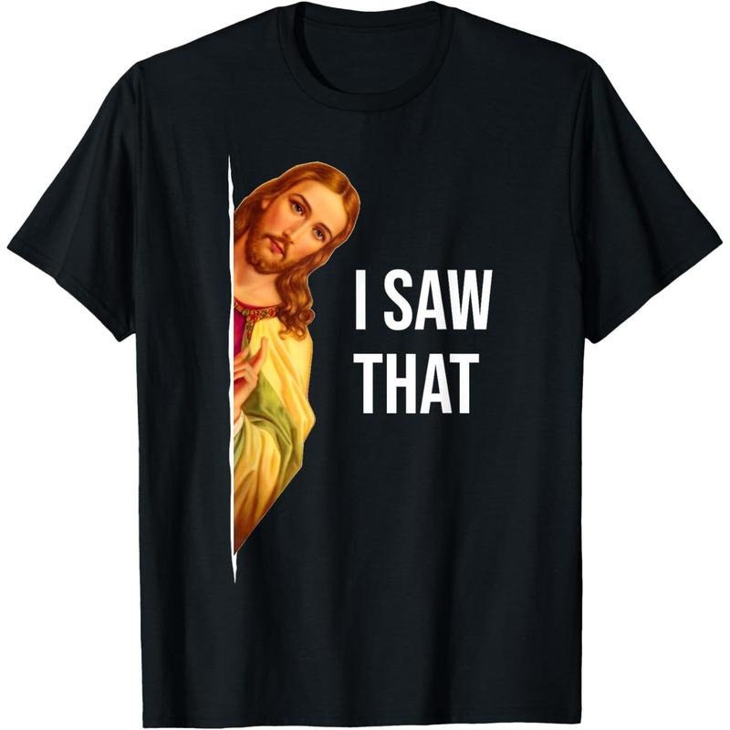 Funny Jesus Meme Quote T-Shirt - Men's & Women's Classic Fit Crew Neck, Black Hoodie Sweatshirt | PrintMintTees.com