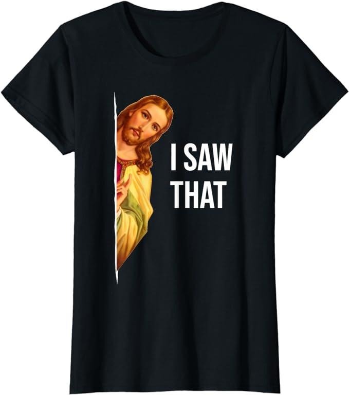 Funny Jesus Meme Quote T-Shirt Black Womenswear Casual Cotton Hoodie Sweatshirt | PrintMintTees.com