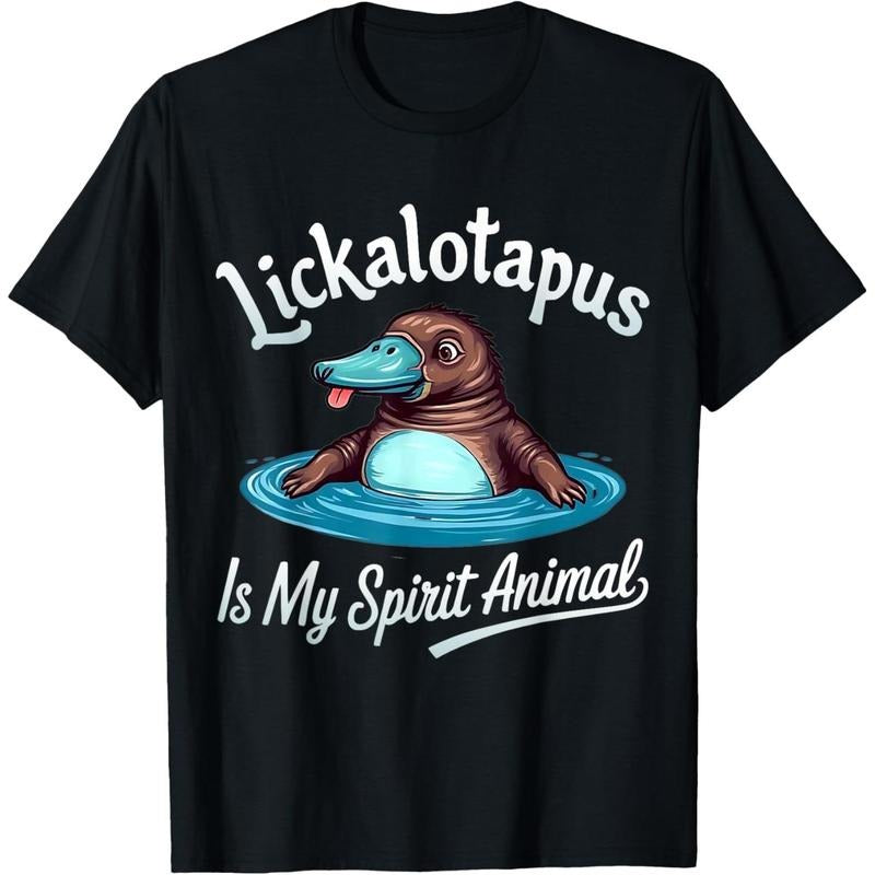 Funny Lickalotopus Is My Spirit Animal Shirt Funny Humor T-Shirt made in usa Hoodie Sweatshirt | PrintMintTees.com