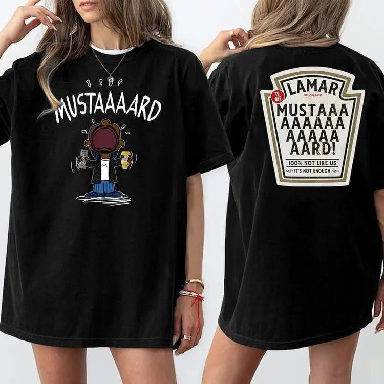Funny MEME MUSTARD Kdot T-Shirt, New Viral Album Reference, Gifts For Fans T-Shirt, Unisex Cotton For Men Women Hoodie...