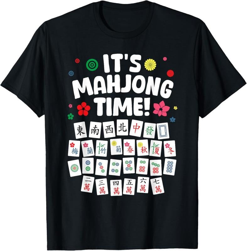 Funny Mahjong Design For Men Women Mah Jongg Mahjong Player T-Shirt Hoodie, Sweatshirt | PrintMintTees.com