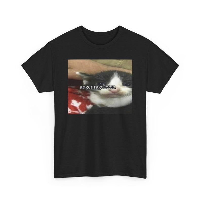 Funny Meme Shirt, Anger Cat Tee, Gift Unisex T-Shirt Hoodie Sweatshirt | PrintMintTees.com