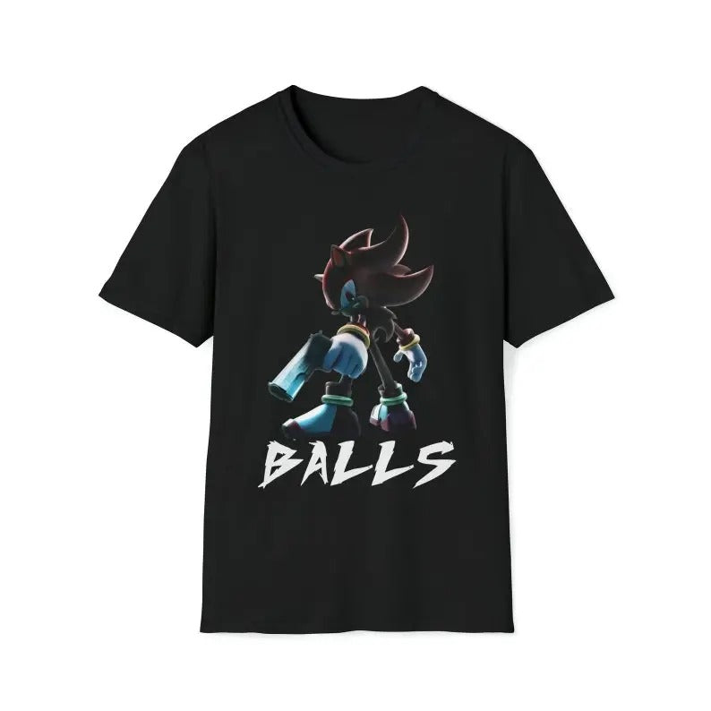 Funny Meme Shirt, Balls Shadow the Hedgehog Tee, Gift Unisex T-Shirt Casual Classic Hoodie Sweatshirt | PrintMintTees.com