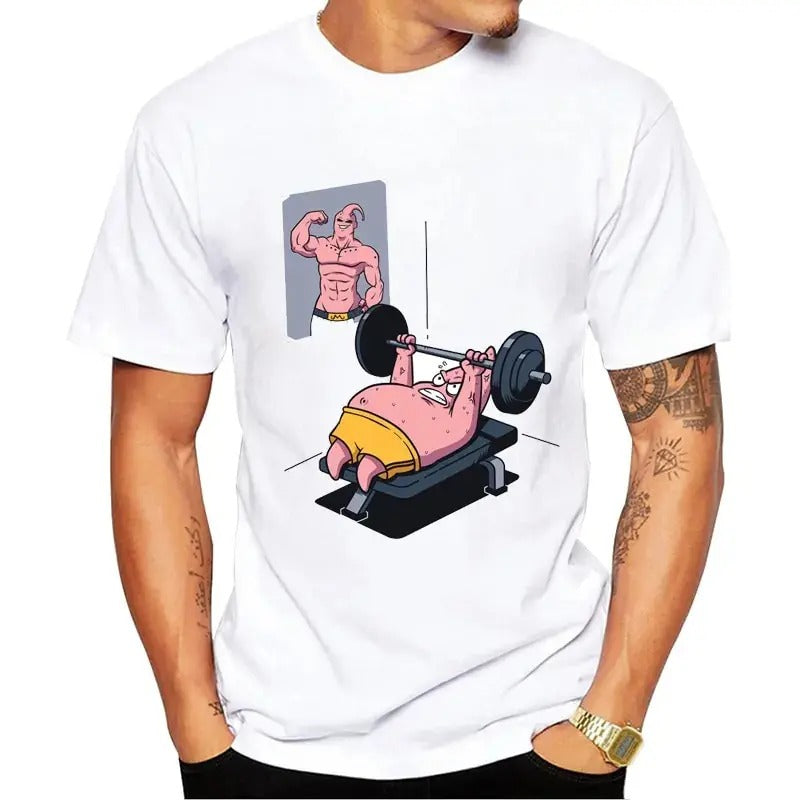 Funny Meme Shirt, Big Buu At Gym Meme T-Shirt Casual Classic Hoodie Sweatshirt | PrintMintTees.com