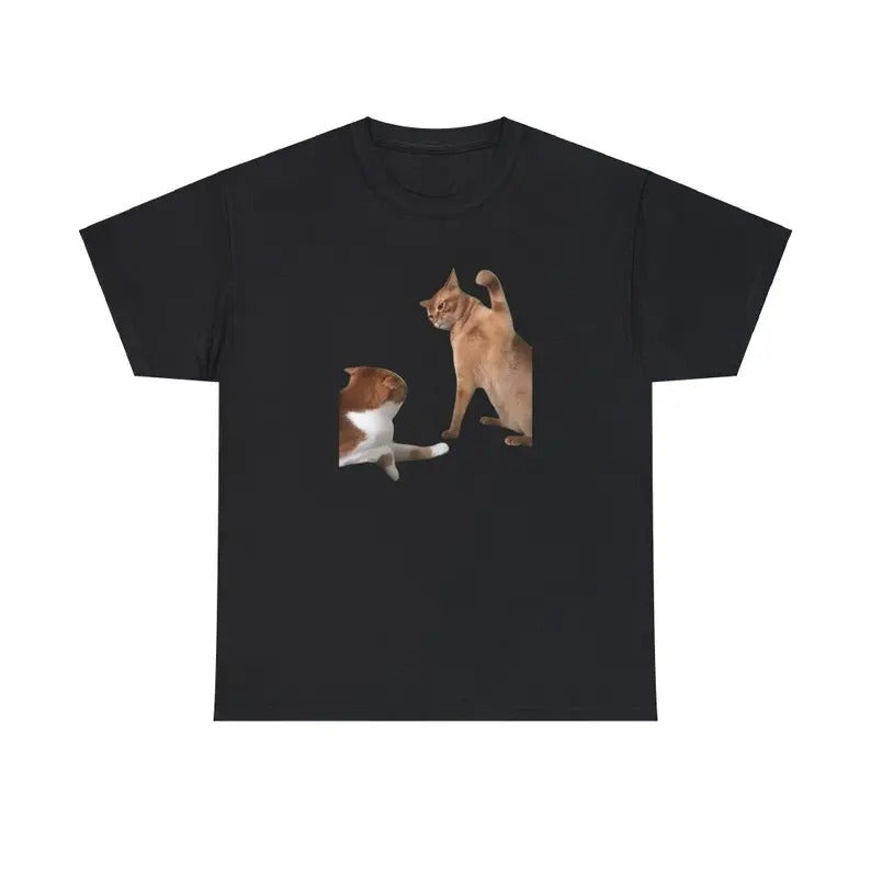 Funny Meme Shirt, Cat Slapping Tee, Cat Meme Gift Unisex T-Shirt Hoodie Sweatshirt | PrintMintTees.com