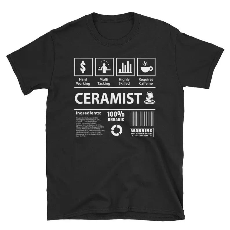 Funny Meme Shirt, Ceramist Cute Coffee Lover Tee, Gift Unisex T-Shirt Hoodie Sweatshirt | PrintMintTees.com