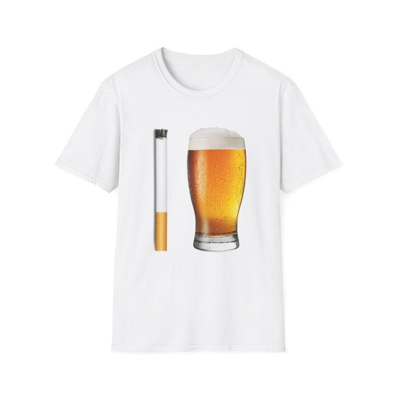 Funny Meme Shirt, Cigarette and Beer Breakfast Combo Joke Tee, Gift Unisex T-Shirt Hoodie Sweatshirt | PrintMintTees.com