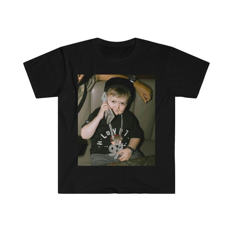 Funny Meme Shirt, Hasbulla Magomedov Money Phone Tee, Mini Khabib Gift Unisex T-Shirt Hoodie Sweatshirt | PrintMintTees.com