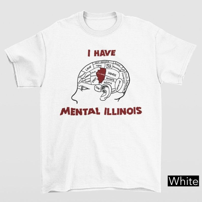Funny Meme Shirt, I Have Mental Illinois Tee, Gift Unisex T-Shirt Hoodie Sweatshirt | PrintMintTees.com