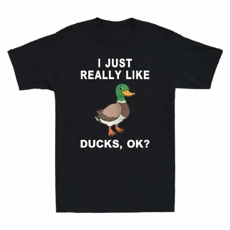 Funny Meme Shirt, I Lovers Duck For Like Really Duck Tee, Gift Unisex T-Shirt Hoodie Sweatshirt | PrintMintTees.com
