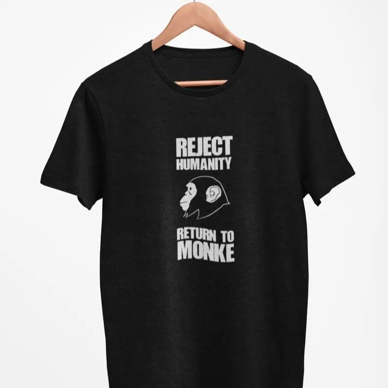 Funny Meme Shirt, Monke Return to Monke Tee, Gift Unisex T-Shirt Hoodie Sweatshirt | PrintMintTees.com