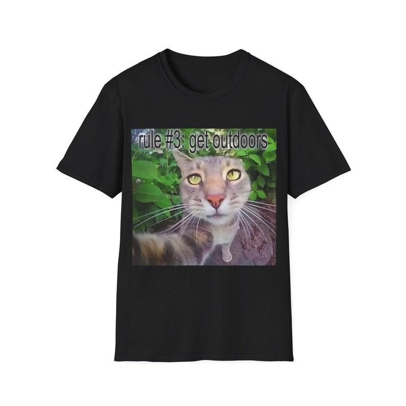 Funny Meme Shirt, Rule #3 Get Outdoors Tee, Gift Unisex T-Shirt Hoodie Sweatshirt | PrintMintTees.com