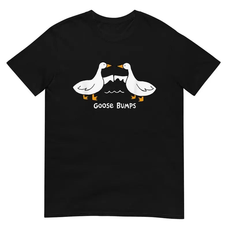 Funny Meme Shirt, Silly Goose Goose Bumps Tee, Gift Unisex T-Shirt Hoodie Sweatshirt | PrintMintTees.com
