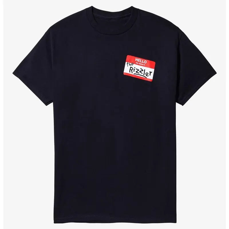 Funny Meme Shirt, The Rizzler Name Tag T-Shirt By Goodie Two Sleeves Casual Classic Hoodie Sweatshirt | PrintMintTees.com