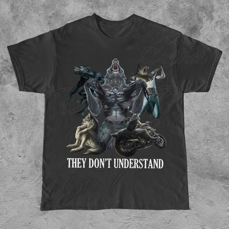 Funny Meme Shirt, They Don't Understand Alpha Wolf Tee, Gift Unisex T-Shirt Casual Fabric Hoodie Sweatshirt
