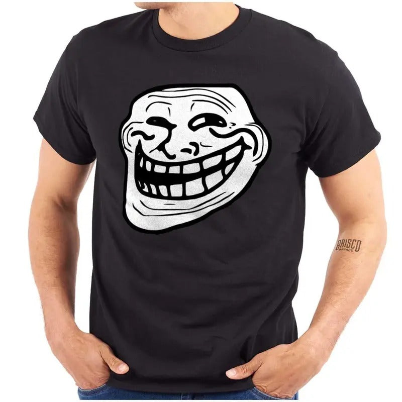 Funny Meme Shirt, Troll Face Original Meme Smile Mad Graphic T Shirt Casual Classic Hoodie Sweatshirt | PrintMintTees.com