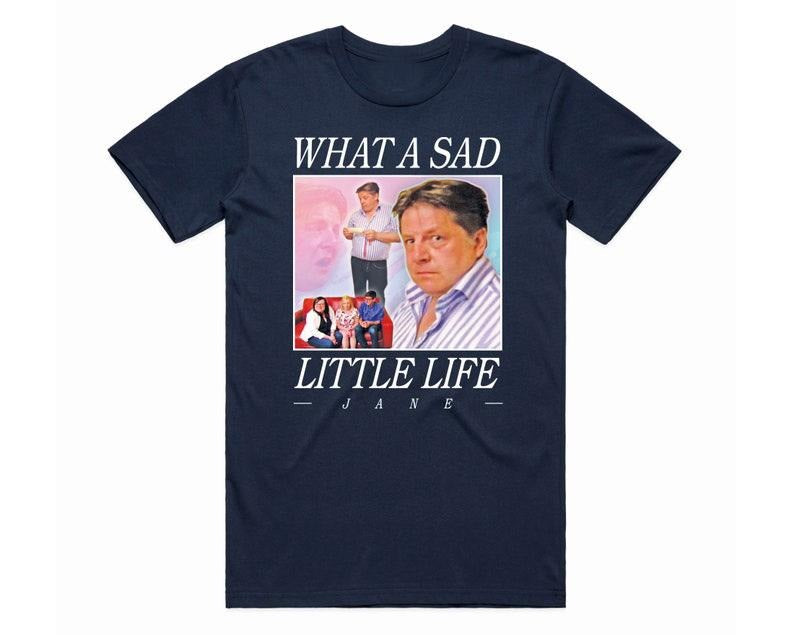 Funny Meme Shirt, What A Sad Little Life Jane Tee, Come Dine With Me Enjoy the Money Gift Unisex T-Shirt Hoodie Sweatshirt