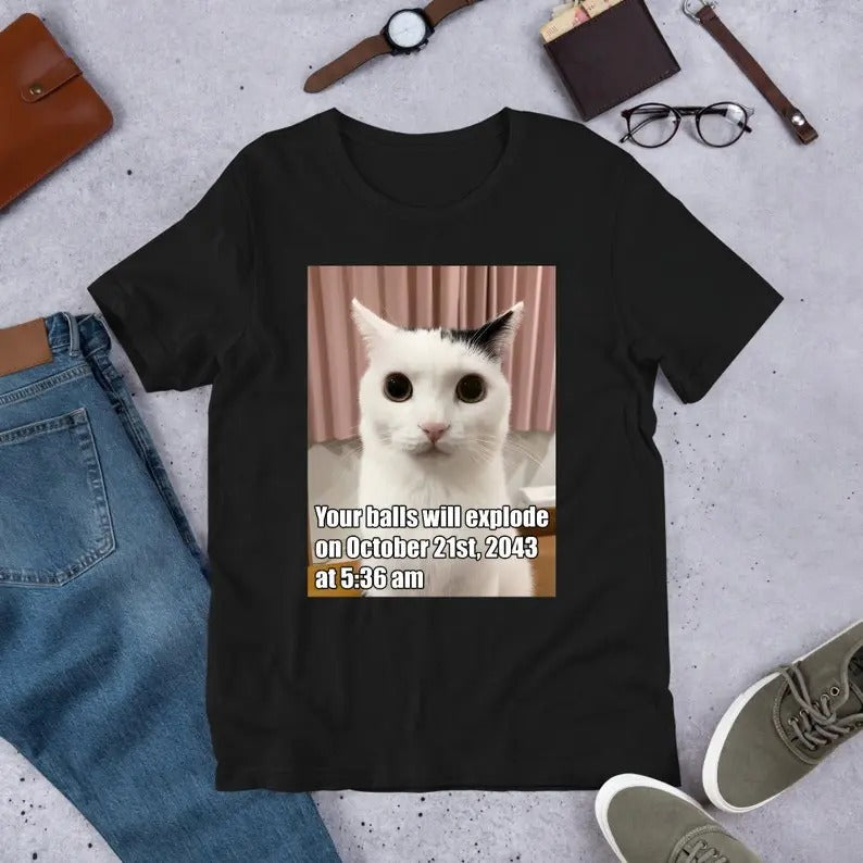 Funny Meme Shirt, Your Balls Will Explode Tee, Gift Unisex T-Shirt Hoodie Sweatshirt | PrintMintTees.com