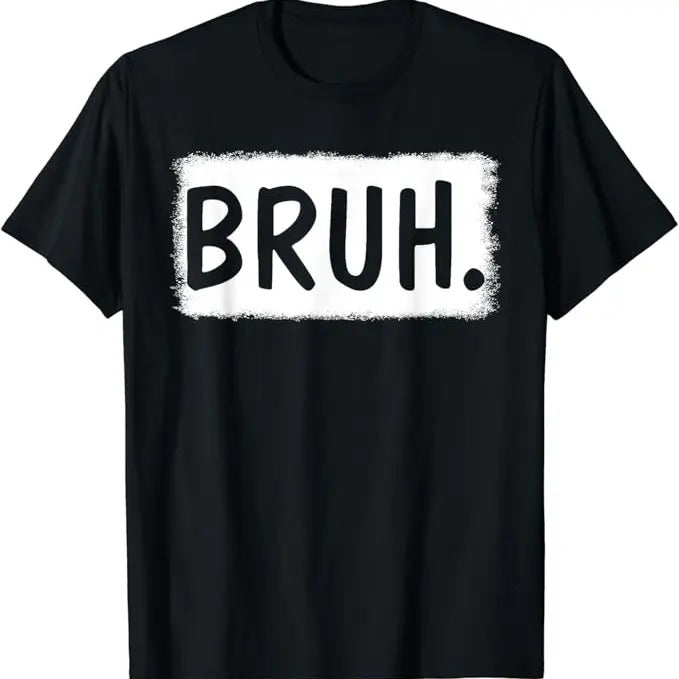 Funny Meme Shirts For Men, Retro Bruh Funny Saying Meme T-Shirt Menswear Top Hoodie, Sweatshirt | PrintMintTees.com