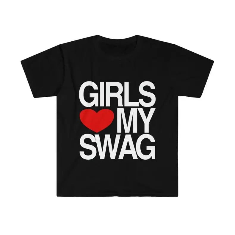 Funny Meme Love Heart My Swag 2010'S Joke Shirt 2024 Outfits Y2K T-Shirts, Hoodie, Sweatshirt