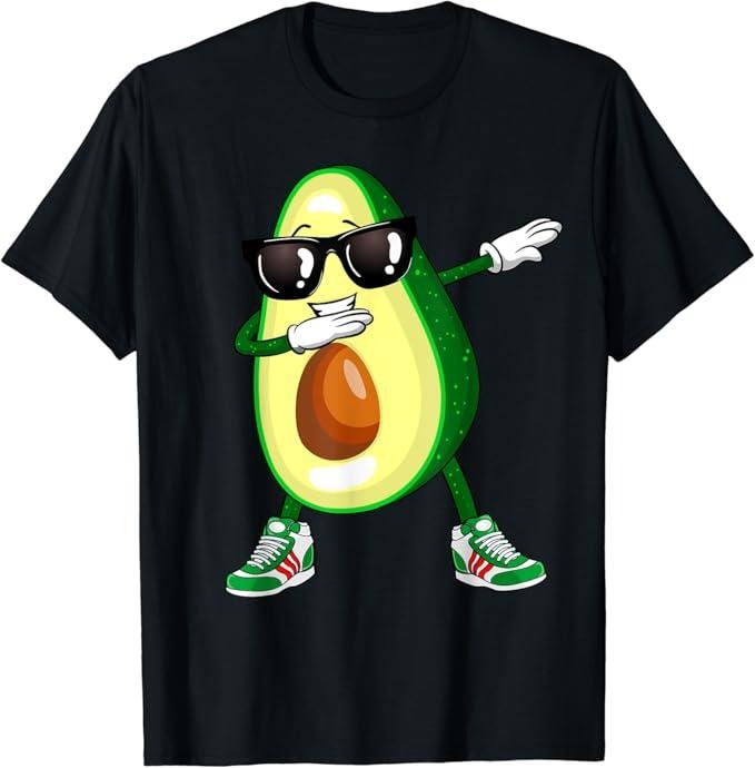 Funny Mexican Shirts, Dabbing Avocado Shirt Funny Vegan Food Lover T-Shirt Menswear Top Casual Classic Hoodie Sweatshirt