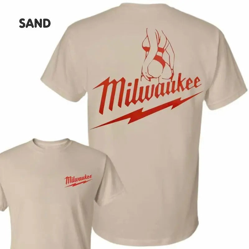 Funny Milwaukee 2 Sides T-shirt - Milwaukee Tools T-shirt, Stylish Milwaukee Apparel