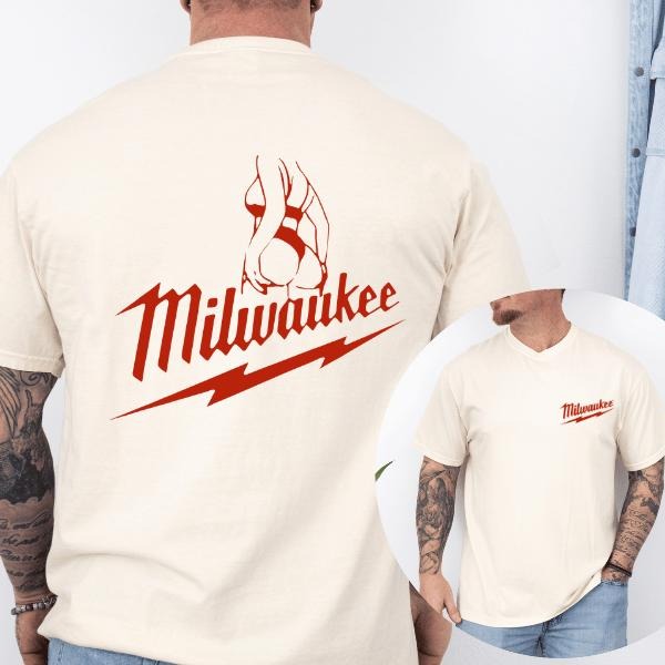Funny Milwaukee Tools 2 Sides Milwaukee Milwaukee Western Streetwear Casual Top T-Shirts, Hoodie, Sweatshirt