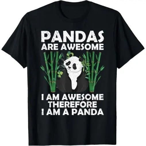 Funny Panda Design For Men Women Boys Girls Panda Bear Lover T-Shirt Made in USA Hoodie Sweatshirt | PrintMintTees.com