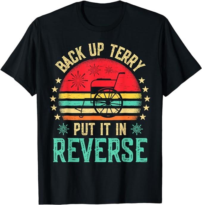 Funny Patriotic Shirts Retro Back Up Terry Put Reverse Fireworks 4th July Menswear Top Casual Cotton Basic Shirt Hoodie Sweatshirt