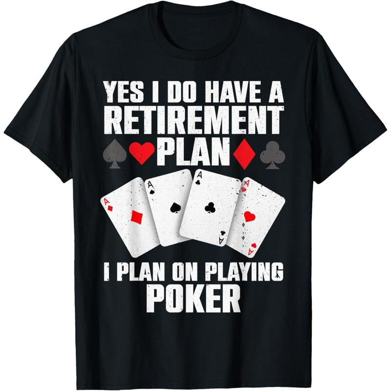 Funny Poker Design For Men Women Poker Player Casino Gambler T-Shirt made in usa Hoodie Sweatshirt | PrintMintTees.com