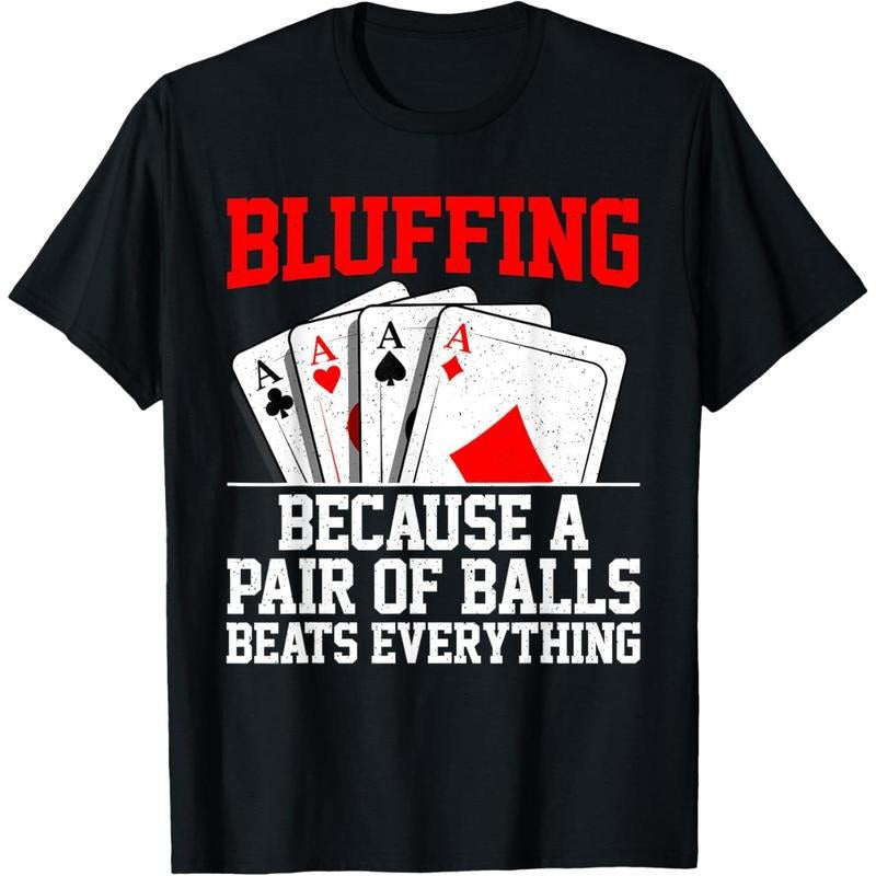 Funny Poker Design For Men Women Poker Player Poker Lovers T-Shirt made in usa Hoodie Sweatshirt | PrintMintTees.com