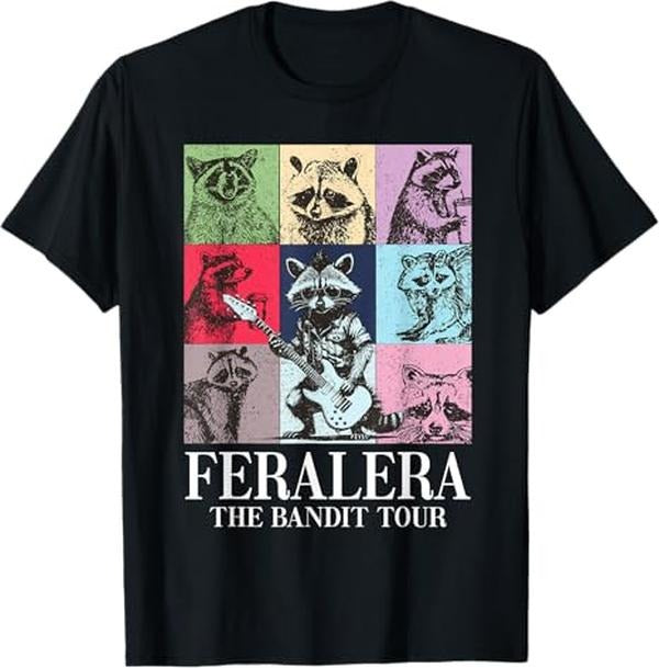 Funny Raccoon Shirt Funny Feral Era Cute Raccoon Funny Available Size S 5XL Vintage Raccoon Shirt Hoodie Sweatshirt