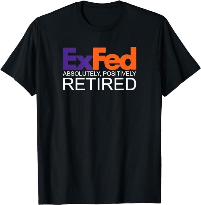 Funny Retirement Shirts, Funny Vintage Retro Retirement Gifts ExFed Retired T-Shirt Menswear Top Casual Cotton Hoodie,...