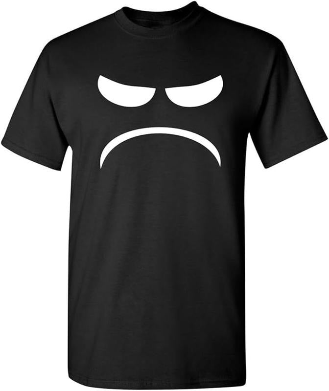 Funny Sarcastic Shirt, Mad Smile Face Graphic Sarcastic Emoticon Funny T Shirt Casual Cotton Hoodie, Sweatshirt