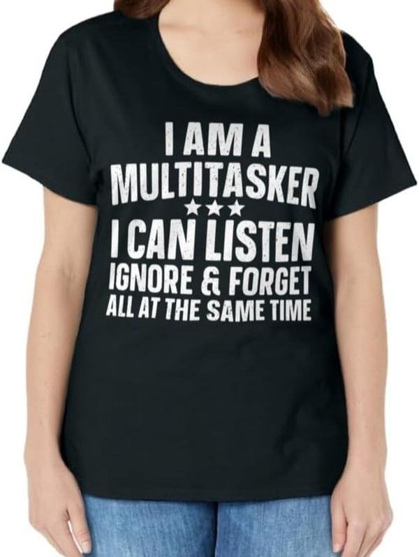 Funny Sarcastic Shirts For Women, Funny Sayings Art For Sarcastic People Gag Sarcasm T-Shirt Womenswear Casual Cotton...