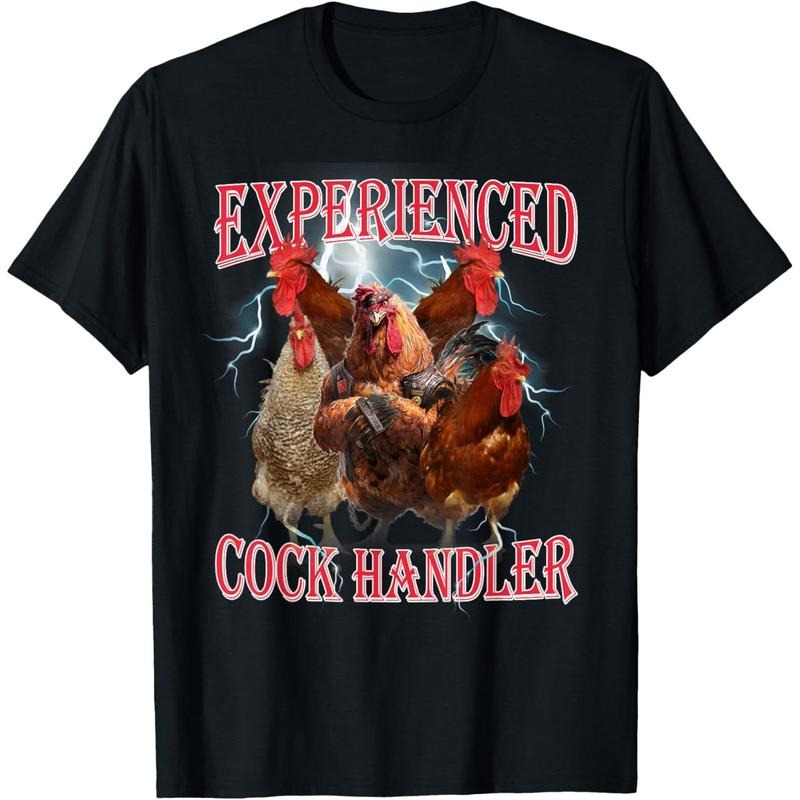 Funny Sayings For Adult Experienced cock handler Meme Dank T-Shirt made in usa Hoodie Sweatshirt | PrintMintTees.com