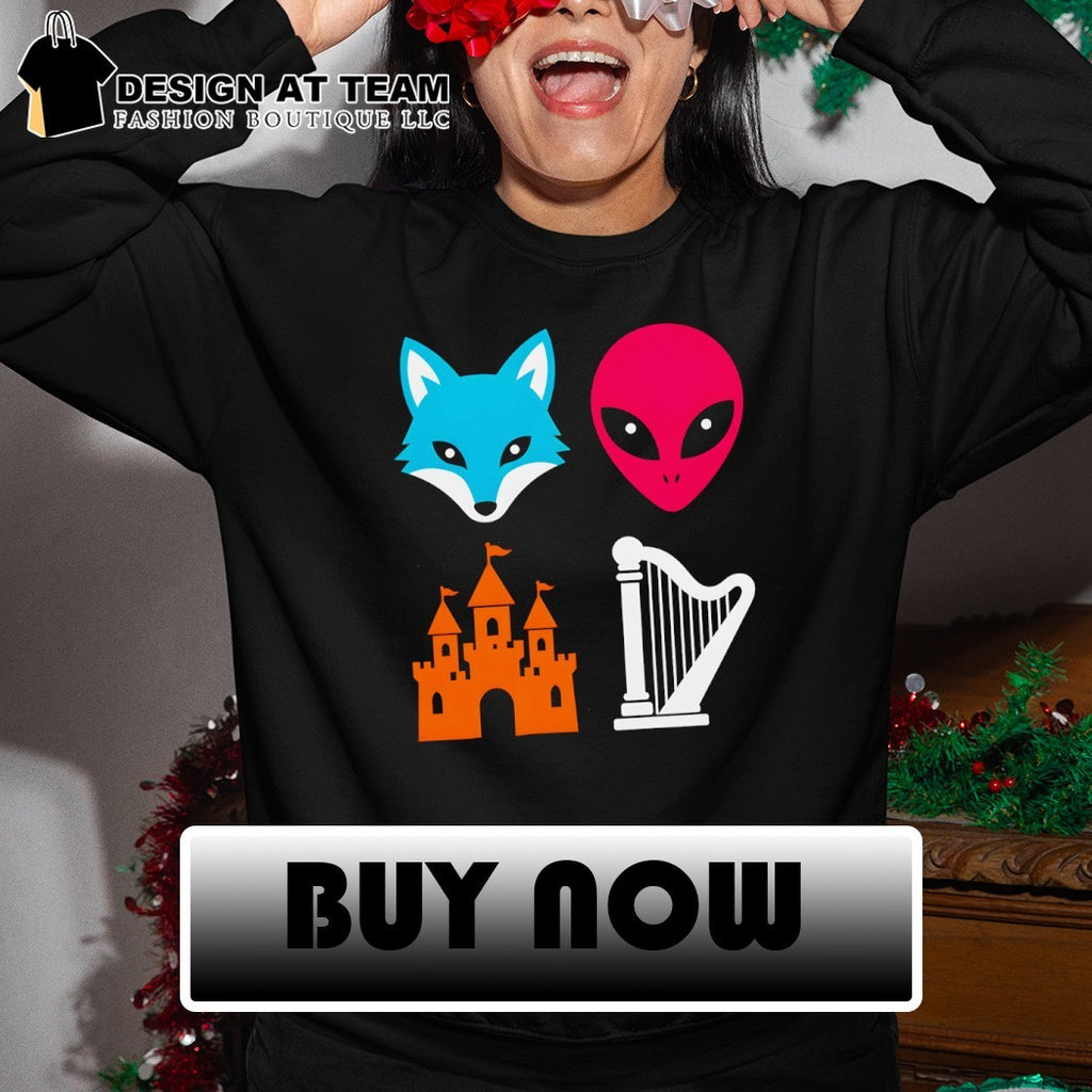 Funny Spurs Fox Alien Castle Harper Basketball Meme shirt