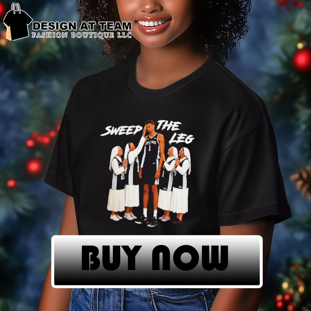 Funny Spurs inspired basketball sweep the leg pray slay shirt
