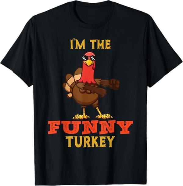 Funny Thanksgiving Shirts Funny Turkey Matching Family Group Thanksgiving Menswear Top Shirt Hoodie Sweatshirt