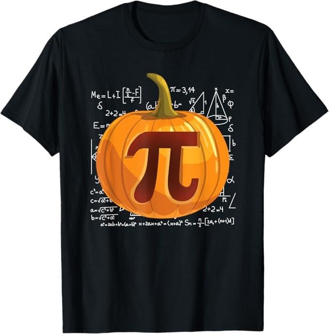 Funny Thanksgiving Shirts Pumpkin Pie Math Shirt Funny Halloween Thanksgiving Pi Day Menswear Top Shirt Hoodie Sweatshirt