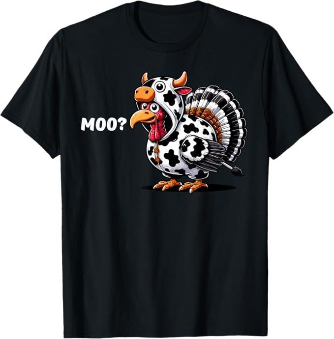 Funny Thanksgiving Shirts Turkey Moo Funny Thanksgiving Menswear Topstyle{N002}2 Shirt Hoodie Sweatshirt