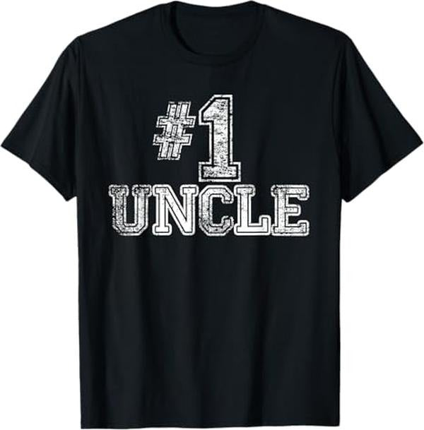Funny Uncle Shirts, Gifts For Uncle, #1 Uncle - Number One T-Shirt