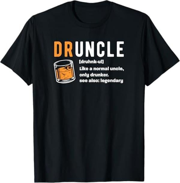 Funny Uncle Shirts, Gifts For Uncle, Best Uncle Druncle Definition T-Shirt