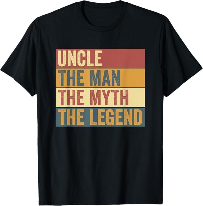 Funny Uncle Shirts, Gifts For Uncle, Legend Saying T-Shirt - Menswear Casual Cotton Hoodie Sweatshirt | PrintMintTees.com
