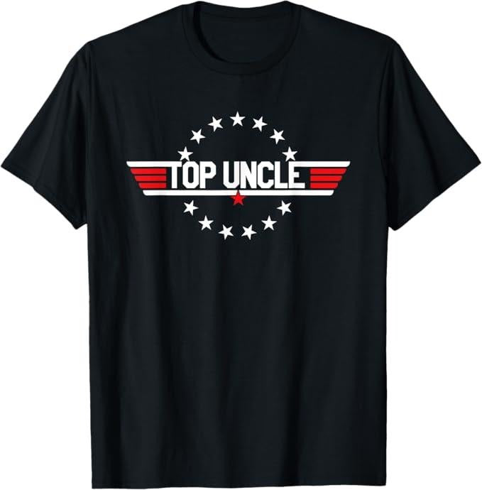 Funny Uncle Shirts, Gifts For Uncle, Top Uncle Funny Vintage 80s 80's Uncle Father's Day T-Shirt