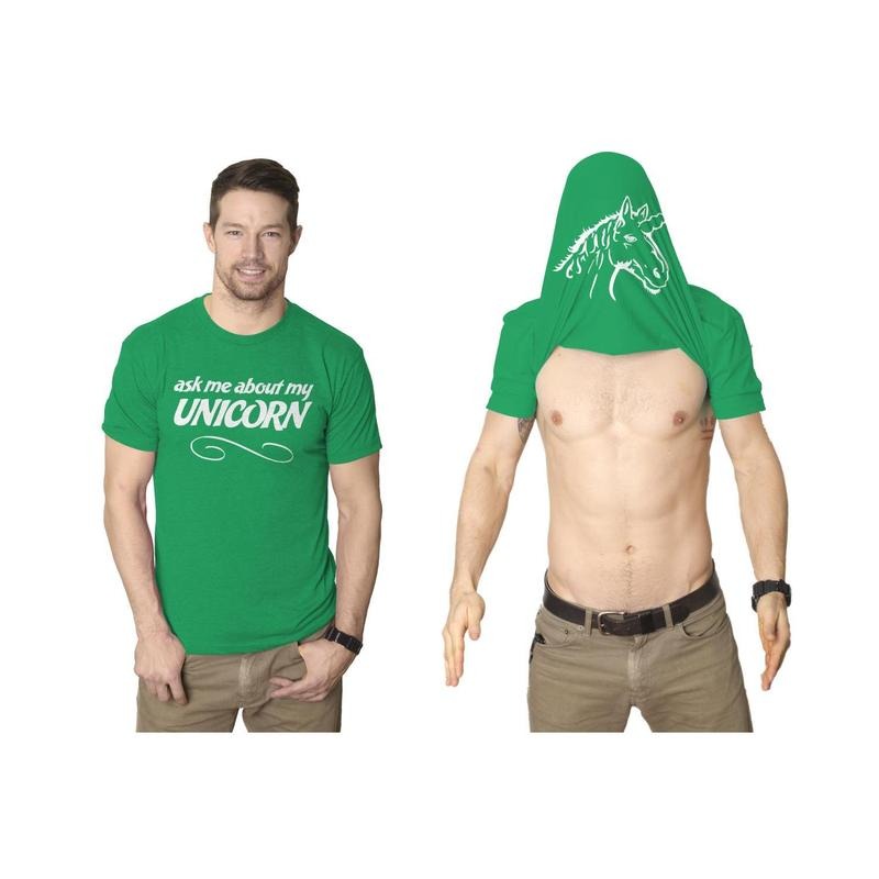 Funny Unicorn Flip T-Shirt