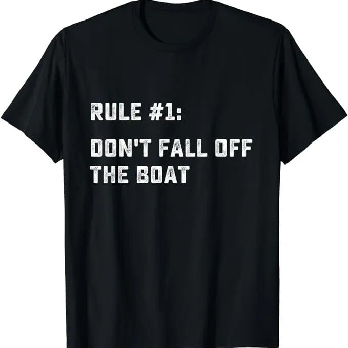 Funny Vacation Shirt, Don't Fall Off The Boat Funny Cruise Ship Vacation T-Shirt Casual Cotton Hoodie Sweatshirt