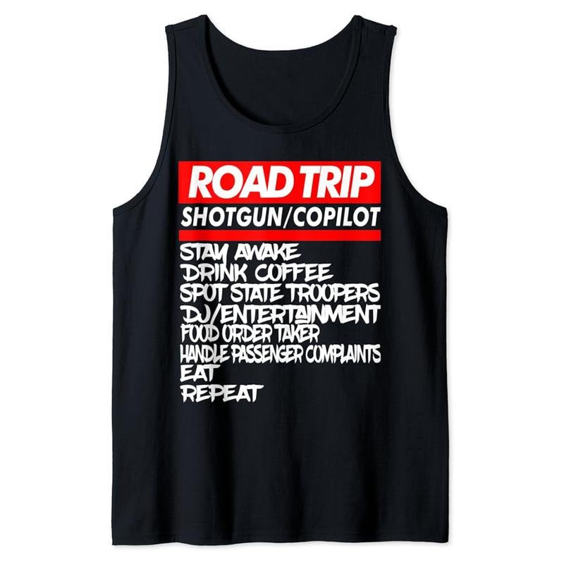 Funny Vacation Tank Top, Family Road Trip Shirts Funny Vacation Summer Outdoors Tank Top Unisex Casual Classic Hoodie...